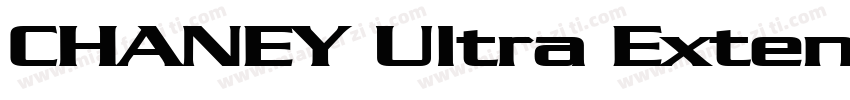 CHANEY Ultra Extended字体转换